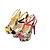 cheap Women&#039;s Sandals-Women&#039;s Shoes Leatherette Stiletto Heel Heels / Peep Toe / Platform Sandals Party &amp; Evening / Casual Black