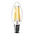 cheap Light Bulbs-LED Candle Lights 600 lm E12 C35 6 LED Beads COB Christmas Wedding Decoration Warm White 110-130 V / 1 pc / RoHS / LVD