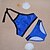 cheap Women&#039;s Swimwear &amp; Bikinis-Women&#039;s Swimwear Bikini Swimsuit Solid Colored Blue Halter Neck Bathing Suits Sports Color Block