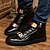 olcso Tornacipők férfiaknak-Férfi cipő Bőrutánzat Tavasz Nyár Ősz Tél Kényelmes Bokacsizmák Fűző Kompatibilitás Sport Hétköznapi Fehér Fekete Haditengerészet