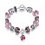 halpa Muotirannekorut-Crystal Chain Bracelet Ladies Unique Design Vintage Party Fashion Brass Bracelet Jewelry Pink For Christmas Gifts / Cubic Zirconia