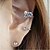 cheap Earrings-Women&#039;s Crystal Stud Earrings cuff Crystal Imitation Diamond Earrings Jewelry Silver / Golden For Party Daily Casual