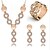 cheap Jewelry Sets-Crystal Jewelry Set Hoop Earrings Party Ladies Work Elegant Fashion Vintage Rose Gold Cubic Zirconia Rhinestone Earrings Jewelry Gold For Party Special Occasion Anniversary Birthday Gift 1 set