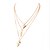 cheap Necklaces-Women&#039;s Pendant Necklace Statement Necklace Leaf Ladies European Fashion Pearl Imitation Pearl Alloy Golden Necklace Jewelry For Party Daily Casual / Pearl Necklace
