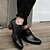 olcso Férfi fűzős bőrcipők-Férfi Formális cipők Újdonság cipők Kényelmes cipők Tavasz / Ősz Hétköznapi Félcipők Műbőr Fekete / Fűző