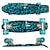 economico Skateboard-pp plastica pattino (22 pollici) di bordo incrociatore blu&amp;amp;colore verde