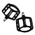 cheap Pedals-Bike Pedals Adjustable Aluminium Alloy for Cycling Bicycle Mountain Bike / MTB Road Bike Cycling / Bike Black