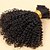 olcso Természetes színű copfok-3 csomag Hajszövés Brazil haj Göndör Klasszikus Göndör göndör Emberi hajhosszabbítás Szűz haj Az emberi haj sző