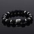 preiswerte Religiöser Schmuck-Herrn Achat Schwarze Lava Perlenarmband Glasperlen damas Personalisiert Modisch Achat Armband Schmuck Schwarz / Braun / Blau Für Hochzeit Party Geschenk Alltag Normal Sport