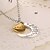 Недорогие Модные ожерелья-Ожерелья с подвесками Крест Сердце Дамы Первоначальные ювелирные изделия Медь 1 # 2 # 3 # 4 # 5 # Ожерелье Бижутерия Назначение Спасибо Повседневные Валентин