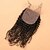 cheap Closure &amp; Frontal-8 12 14 16 18 20inch Natural Black Hand Tied Kinky Curly Human Hair Closure Medium Brown Swiss Lace 45 gram Average Cap Size