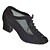 cheap Latin Shoes-Women&#039;s Modern Shoes Ballroom Shoes Practice Trainning Dance Shoes Indoor Performance Practice Sandal Heel Buckle Chunky Heel Lace-up Buckle Almond Black Silver / Satin / Leather / Professional