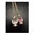 cheap Jewelry Sets-Women&#039;s Opal Jewelry Set Opal Cat, Animal Cute Include White / Pink For Wedding Party Daily Casual / Earrings / Necklace