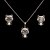 cheap Jewelry Sets-Women&#039;s Opal Jewelry Set Opal Cat, Animal Cute Include White / Pink For Wedding Party Daily Casual / Earrings / Necklace
