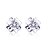 cheap Earrings-Women&#039;s Stud Earrings - Sterling Silver White / Purple For Wedding / Party / Daily