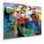 billige Abstrakte malerier-Hang-Painted Oliemaleri Hånd malede - Abstrakt Moderne Med Ramme / Stretched Canvas