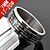 cheap Rings-Men&#039;s Band Ring Black Titanium Steel Party Daily Casual Costume Jewelry