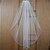 cheap Wedding Veils-One-tier Beaded Edge Wedding Veil Elbow Veils / Fingertip Veils with Beading Tulle / Classic
