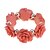 cheap Bracelets-Women&#039;s Bead Bracelet - Resin Roses, Flower Ladies, Unique Design, Fashion Bracelet Jewelry Orange / Beige / Pink For Party Daily Casual