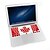 abordables Accessoires pour claviers-canadienne conception de drapeau peau de couverture de clavier en silicone pour MacBook Air 13,3, MacBook Pro Retina 13 15 17 nous layout