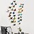 levne Samolepky na zeď-Zvířata Romantika Krajina 3D Samolepky na zeď 3D samolepky na zeď Ozdobné samolepky na zeď Samolepky na ledničku MateriálNastavitelná