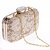 cheap Clutches &amp; Evening Bags-Women&#039;s Buttons Polyester Evening Bag Geometric Champagne / White / Black