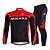 cheap Men&#039;s Clothing Sets-Nuckily Men&#039;s Women&#039;s Long Sleeve Winter Nylon Polyester Black Patchwork British Bike Clothing Suit Breathable Quick Dry Anatomic Design Reflective Strips Back Pocket Sports Patchwork Clothing Apparel