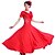 cheap Ballroom Dancewear-Ballroom Dance Dresses Women&#039;s Performance Spandex / Chinlon Draping Dress / Neckwear / Modern Dance