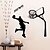 cheap Wall Stickers-Decorative Wall Stickers - People Wall Stickers People / Sports Living Room / Bedroom / Bathroom / Removable
