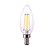 baratos Lâmpadas-YWXLIGHT® 1pç 6 W Luzes de LED em Vela 640 lm E12 A60(A19) 4 Contas LED COB Decorativa Branco Quente Branco Natural 110-130 V / 1 pç / RoHs