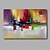 cheap Abstract Paintings-Oil Painting Handmade Hand Painted Wall Art Abstract Colorful Reflection Home Decoration Décor Stretched Frame Ready to Hang