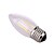 お買い得  電球-ywxlight®ledフィラメントチップe14 e26 / e27 4ワット320lmエジソンキャンドル電球4ワット白熱ランプ照明ac 220-240ボルトを交換