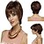 cheap Synthetic Trendy Wigs-Synthetic Hair Wigs Curly Capless Carnival Wig Halloween Wig Short Brown