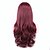 זול פאה לתחפושת-שיער סינטטי פאות גלי ללא מכסה ארוך אדום
