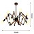 cheap Chandeliers-Mini Style Bulb Included Chandelier Metal Painted Finishes Modern Contemporary 110-120V 220-240V