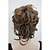 cheap Hair Pieces-new fashion brown mix red bendable wires short hairpiece tiny braids claw clip ponytail 0288a 6tr