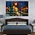 cheap Landscape Paintings-Oil Paintings Modern Landscape Rainy Street, Canvas Material With Wooden Stretcher Ready To Hang SIZE:60*90CM.