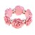 cheap Bracelets-Women&#039;s Bead Bracelet - Resin Roses, Flower Ladies, Unique Design, Fashion Bracelet Jewelry Orange / Beige / Pink For Party Daily Casual