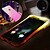 cheap iPhone Cases-Case For Apple iPhone X / iPhone 8 Plus / iPhone 8 Water Resistant / LED Flash Lighting Back Cover Color Gradient Soft TPU