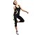 ieftine Nou in-LEFAN Pentru femei Trening Casual Elastan Permeabilitate Aer Înaltă (&gt;15,001g) Compresie Yoga Pilates Fitness Sporturi de Agrement Echipament sportiv 3/4 Ciorapi Pantaloni Costume Alb+Roșu Negru