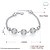 tanie Modne bransoletki-MISSING U Copper / Silver Plated Bracelet Chain &amp; Link Bracelets / Wrap Bracelets Daily / Casual 1pc