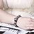 abordables Bracelet-Femme Bracelets de rive Amour Amitié Mode Personnalisé Plaqué argent Bijoux Pour Anniversaire 1pc