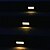 cheap Solar String Lights-Solar Power Panel 6 LEDs Wall Lobby Pathway Fence Light Home Outdoor Garden Lamp Stair Step Yard LED Lighting