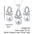 olcso Ékszer készlet-Női Szintetikus gyémánt Ékszer szett - Gyöngyutánzat tartalmaz Ezüst / Aranyozott Kompatibilitás Esküvő Parti Születésnap / Naušnice / Nyakláncok
