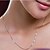 levne Módní náhrdelníky-Dámské Řetízky dámy Jednoduchý Postříbřené Stříbrná Náhrdelníky Šperky Pro Svatební Párty Denní Ležérní