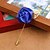 abordables Pin&#039;s et broches-Broche Longue Des roses Fleur dames Mode Broche Bijoux Vin Violet Bleu de minuit Pour Soirée Mariage Occasion spéciale Anniversaire Cadeau Décontracté