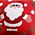 cheap Throw Pillows-Embroidered Santa Claus Christmas Pillow With Insert