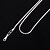 cheap Necklaces-Chain Necklace Ladies Titanium Steel Silver Plated Silver Necklace Jewelry For Wedding Party Daily Casual