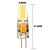 billige Bi-pin lamper med LED-1pc 4 W LED-lamper med G-sokkel 250-350 lm G4 T 2 LED perler COB Dekorativ Varm hvit Kjølig hvit Naturlig hvit 12 V 24 V / 1 stk. / RoHs