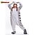 tanie Piżamy kigurumi-Dla dorosłych Piżama Kigurumi Kot Chi&#039;s Sweet Home / Serowy Kot Zwierzę Niejednolita całość Piżama Onesie Polar Cosplay Dla Mężczyźni i kobiety Halloween Animal Piżamy Rysunek Festiwal/Święto Kostiumy